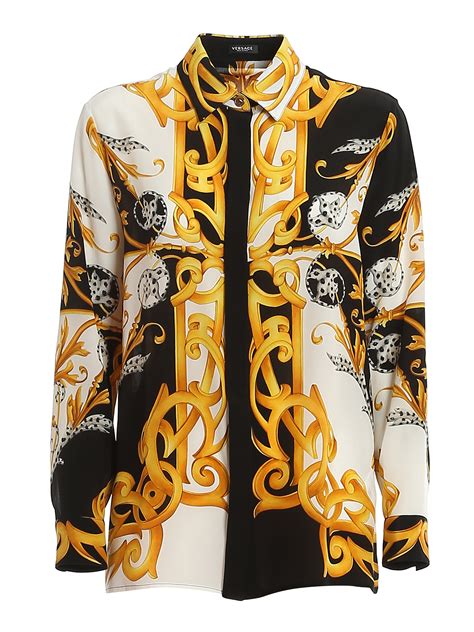 camicie versace tarocche|Women's Designer Versace Camisoles .